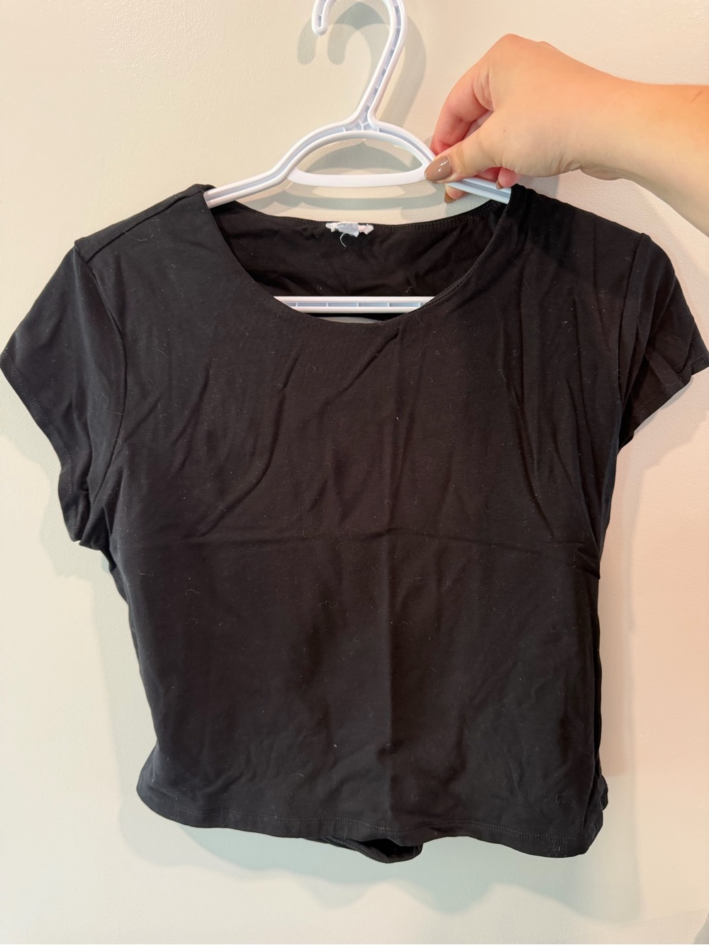 Garage Black Short Sleeve Crewneck Tee
